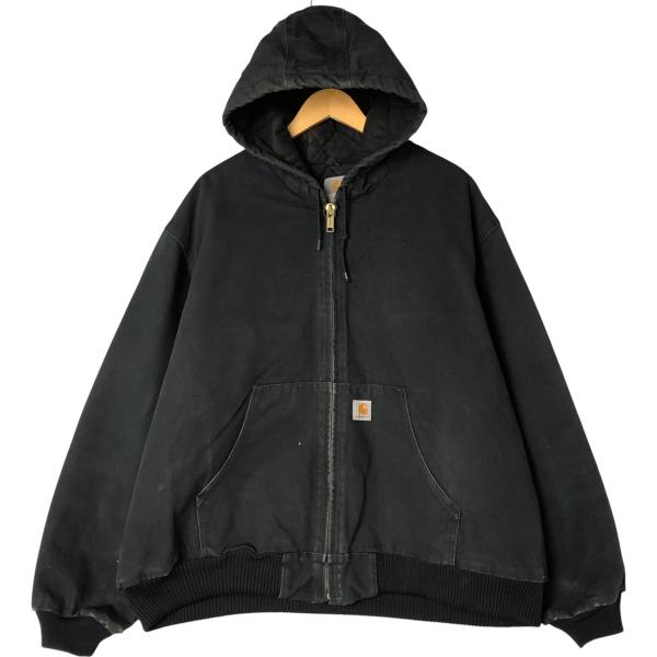 Carhartt　アクティブジャケットusa 新品 US企画 Carhartt Thermal Lined Duck Active Jacket (BLACK