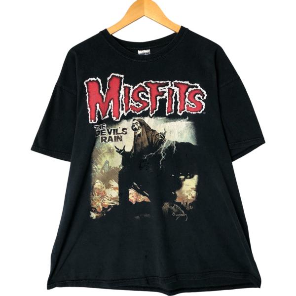 GILDAN 古着 ギルダン MISFITS ミスフィッツ ドクロ柄 スカル柄 バンド  
