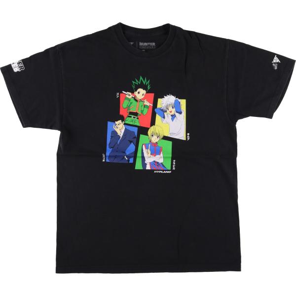 古着 HUNTER ハンターハンター アニメ キャラクタープリントTシャツ