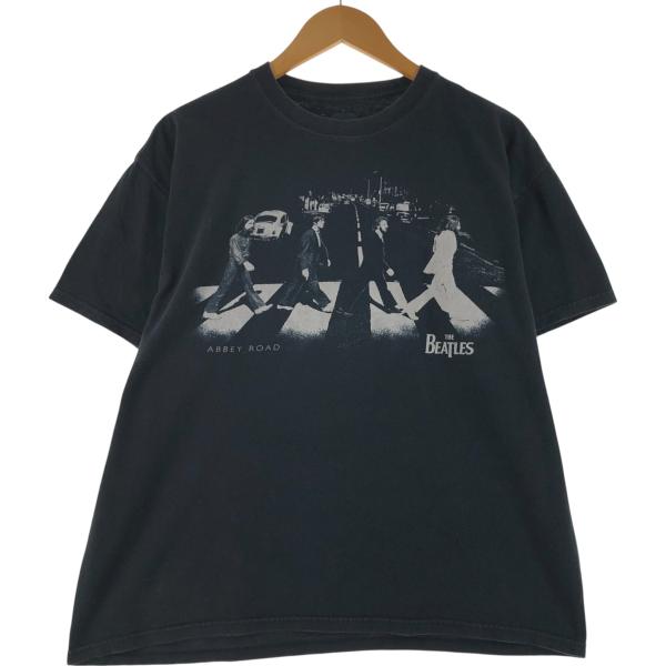古着 THE BEATLES ビートルズ バンドTシャツ バンT メンズL相当