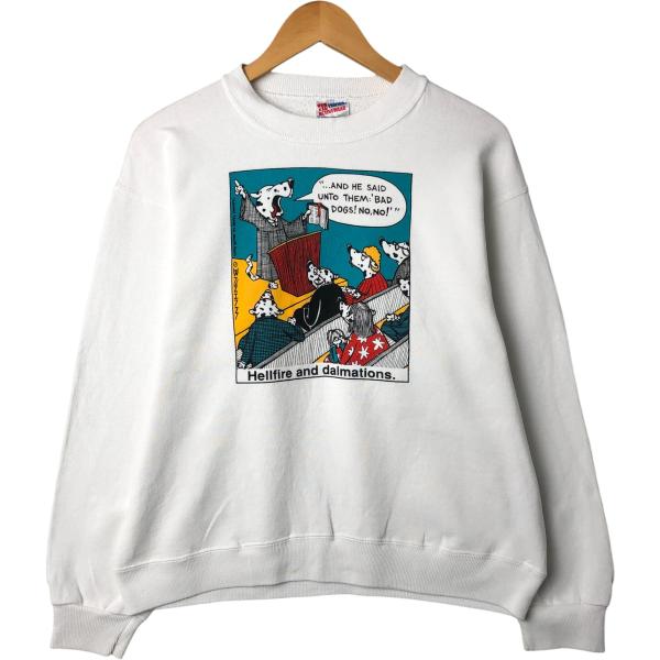 Hanes（ヘインズ） 古着 80年代 Hanes ACTIVEWEAR 青タグ プリント