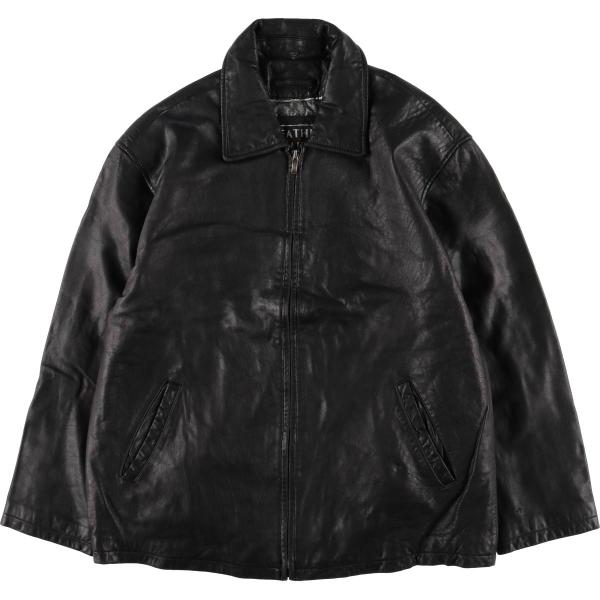 USA製vintageリアルレザースエードジャケット本革ブラック短丈ジップ古着L 古着 WILDA スエードレザージャケット フライトジャケット メンズM相当