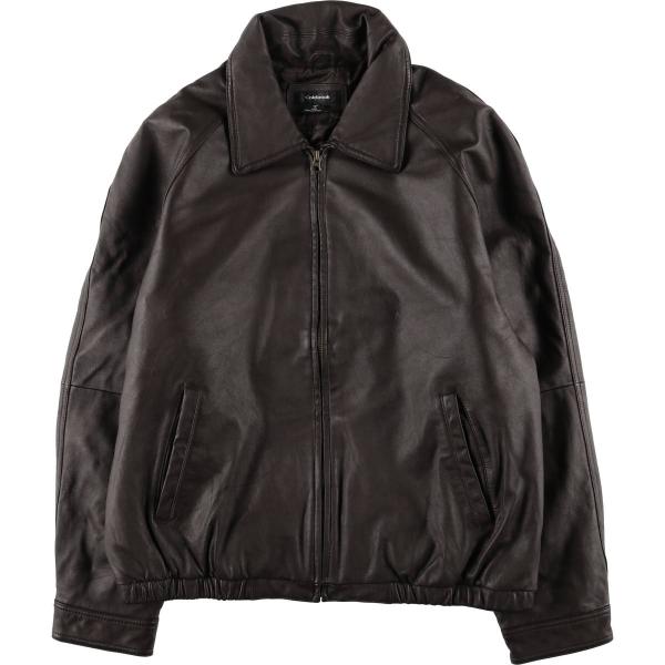 古着 Colebrook 中綿入り スイングトップタイプ レザーブルゾン メンズ