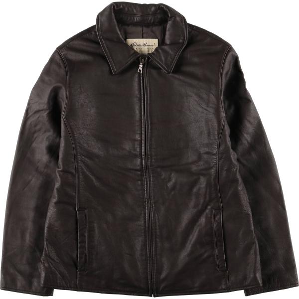 Eddie Bauer エディーバウアー　羊革　XL Eddie Bauer（エディーバウアー） 古着 スイングトップタイプ レザー