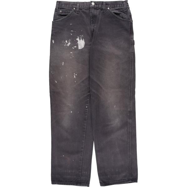 古着 ディッキーズ Dickies ダックペインターパンツ メンズw32相当/eaa459772 Dickies（ディッキーズ） 古着 ペイント ダックペインターパンツ