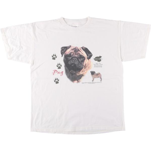 90s USA製 PUG 犬 dog tシャツ XL アニマル パグ pwa d8992b44196a73d5e545ff29df897f