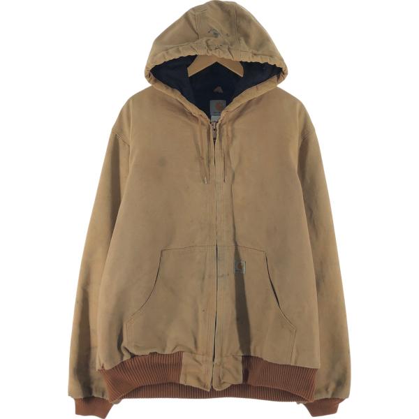 Carhartt 古着 カーハート アクティブジャケット ダックフルジップ