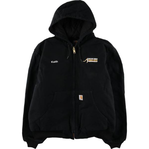 Carhartt 古着 カーハート アクティブジャケット ダックフルジップ