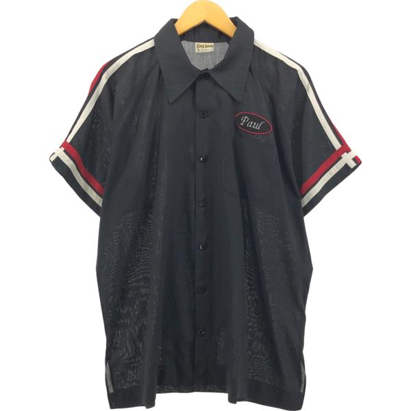 古着 KING LOUIE ボウリングシャツ ボックスシャツ USA製 メンズL相当