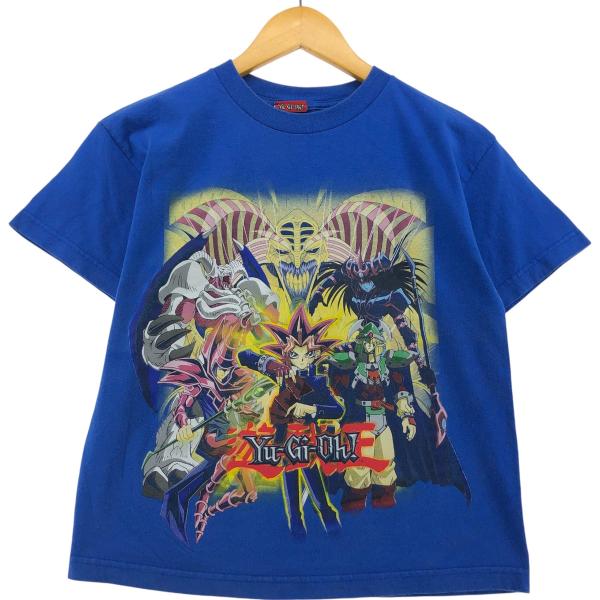古着 YU-GI-OH 遊戯王 アニメ キャラクタープリントTシャツ レディースM相当 /eaa565951 jamtrading1_eaa565951