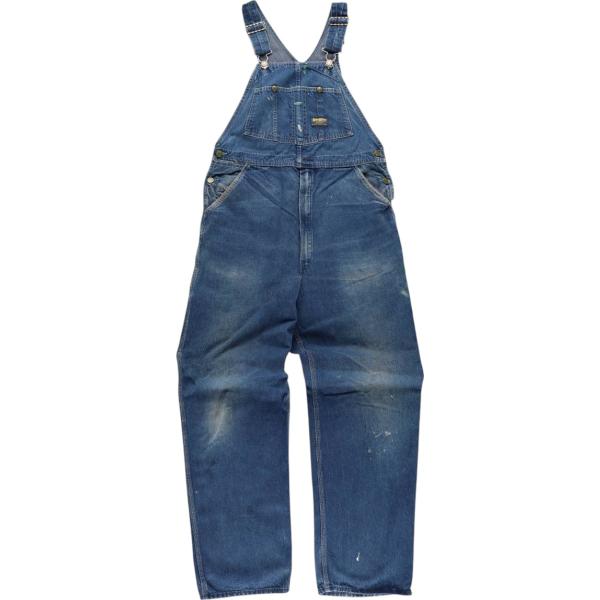 な*～様 60s 70s ヴィンテージUSA製OshKosh デニムオーバーオー OSHKOSH（オシュコシュ） 古着 60~70年代 デニムオーバーオール USA製