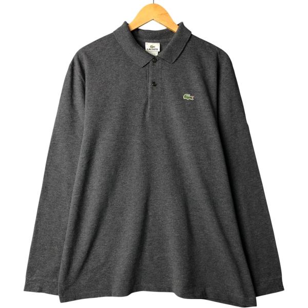 LACOSTE 古着 ラコステ フランス企画 長袖 ポロシャツ 8 メンズXXL相当