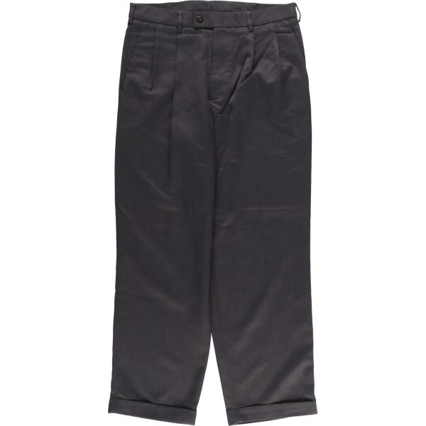 古着 ペリーエリス PERRY ELLIS PORTFOLIO ツータック スラックス