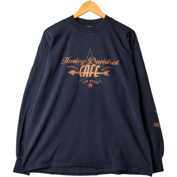 古着 ハーレーダビッドソン Harley-Davidson ロングTシャツ ロン
