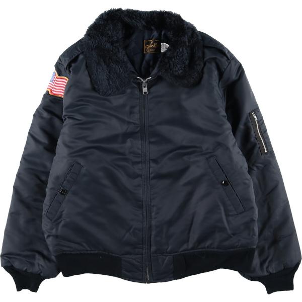 古着 70~80年代 Timber King B-15タイプ 星条旗柄 中綿入り ミリタリー