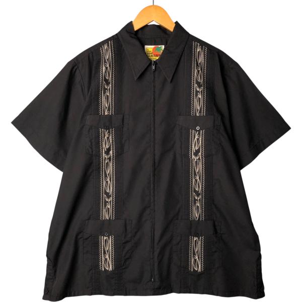 古着 90年代 グァジャベーラ GUAYABERA 半袖 メキシカンシャツ
