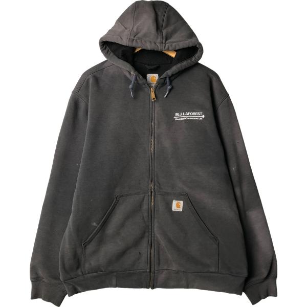 古着 カーハート Carhartt スウェットフルジップパーカー メンズXL相当 Carhartt 古着 カーハート スウェットフルジップパーカー メンズXL相当