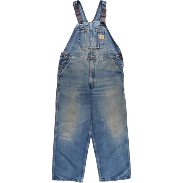 【美品】 Carhartt デニムオーバーオール 古着–80's Carhartt デニム オーバーオール – 【古着通販