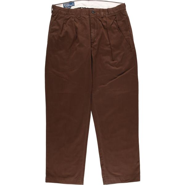 90s ラルフローレン　ツータックチノ　ETHAN PANT スリランカ製 90s ラルフローレン ツータックチノ ETHAN PANT スリランカ製
