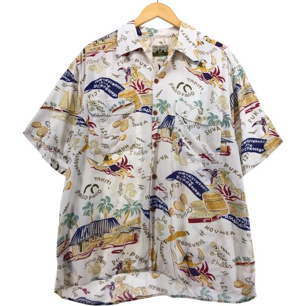 reyn spooner 古着 レインスプーナー REYNSPOONER 総柄 オープン