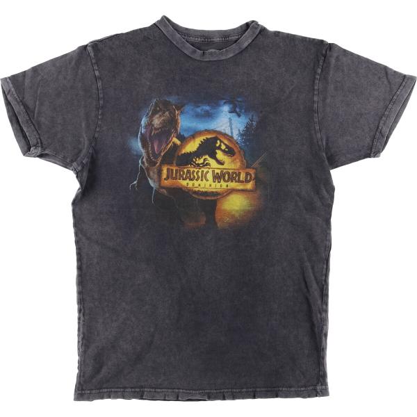 映画　ジュラシックワールド 古着　Tシャツ 恐竜　XL 古着 JURASSIC WORLD ジュラシックワールド 映画 ムービーT
