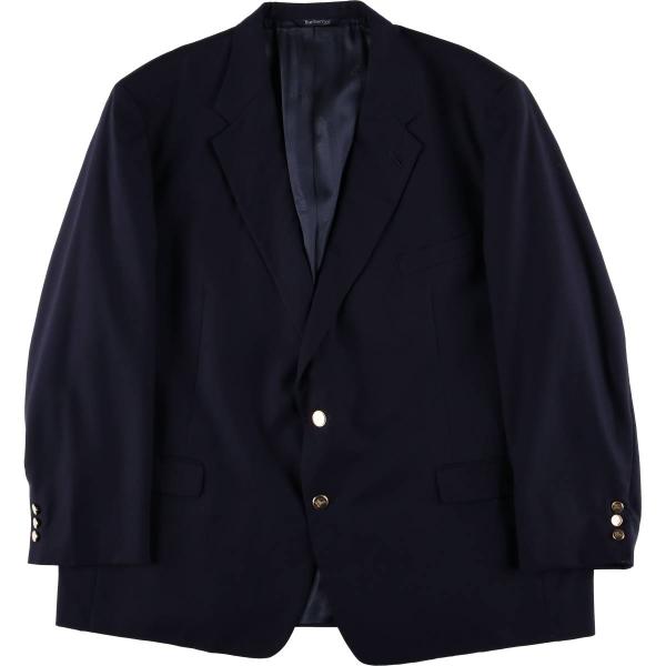みなみ【美品】BURBERRY バーバリー ブレザー BURBERRY（バーバリー） 古着 ビッグサイズ Burberry's 紺ブレザー