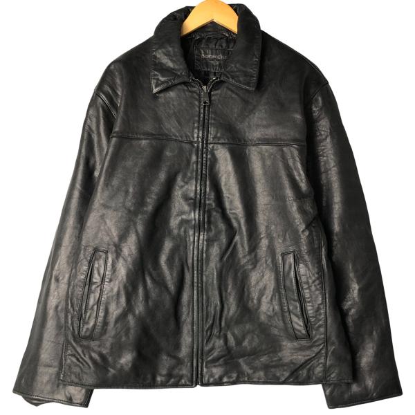 古着 ドッカーズ Dockers 中綿入り スイングトップタイプ レザー