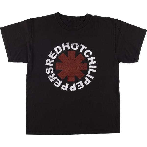 【貴重】レッチリ used バンドTシャツ 00's 古着 メンズMサイズ 00年代 RED HOT CHILI PEPPERS レッドホットチリペッパーズ