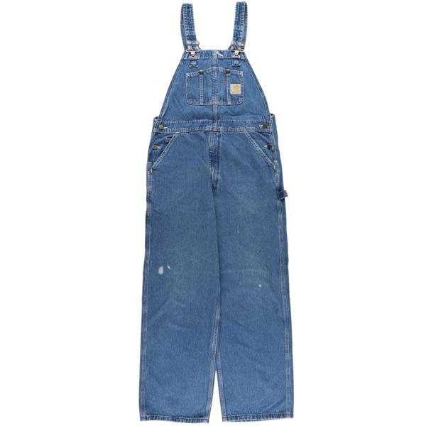 Carhartt 古着 00年代 カーハート デニムオーバーオール メンズ