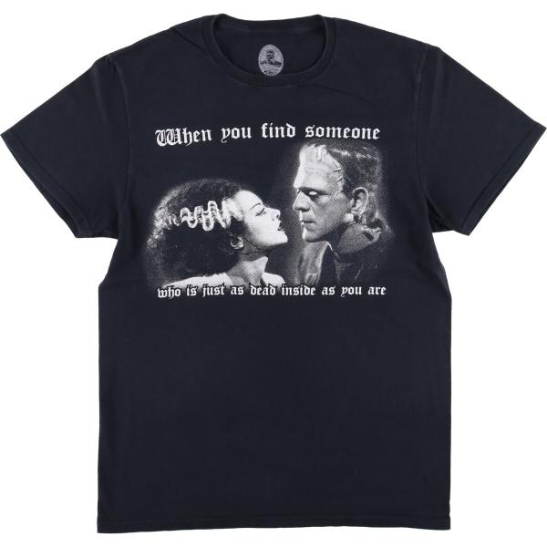 古着 Bride of Frankenstein フランケンシュタインの花嫁 映画 ムービーTシャツ メンズS相当 /eaa575802 古着 Bride of Frankenstein フランケンシュタインの花嫁 映画
