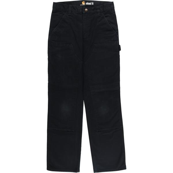 Carhartt　カーハート　人気カラー　ダックペインターパンツ　古着　ブラック Carhartt カーハート 人気カラー ダックペインターパンツ 古着