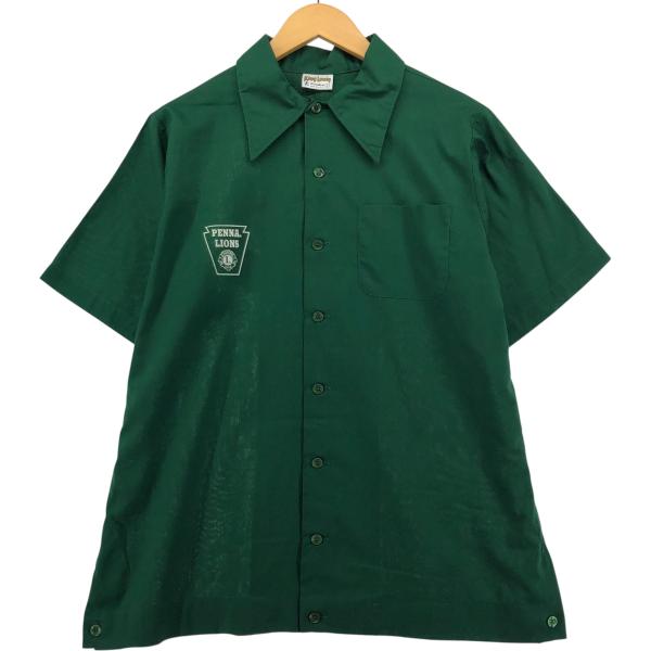 古着 70年代 KING LOUIE Creation ボウリングシャツ ボックスシャツ