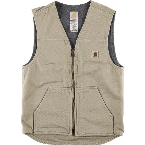 Carhartt 古着 00年代 カーハート ワークベスト USA製 メンズS相当  
