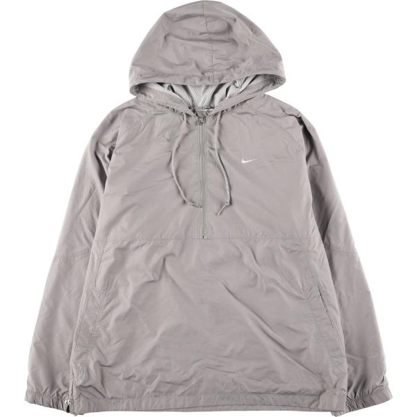 NIKE 古着 00年代 ナイキ フード付き ハーフジップ ウインド