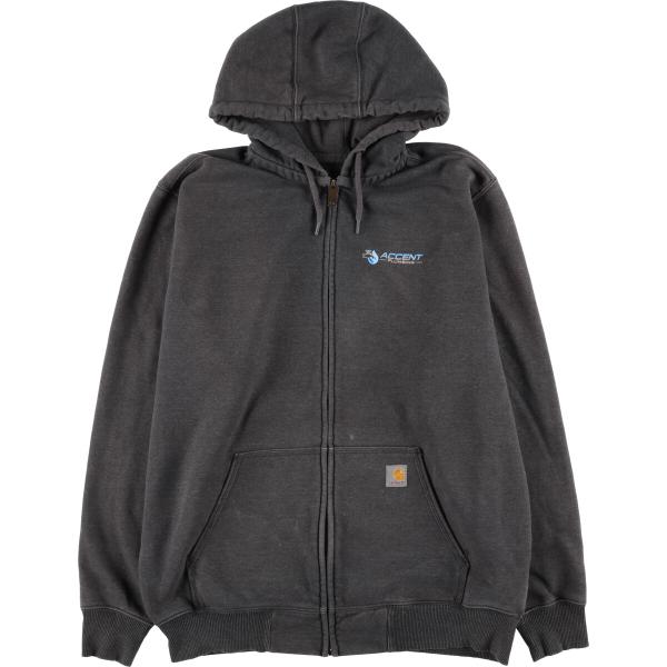古着 00年代 カーハート Carhartt ORIGINAL FIT バックプリント スウェットフルジップパーカー メンズL相当 /eaa578991 jamtrading1_eaa578991
