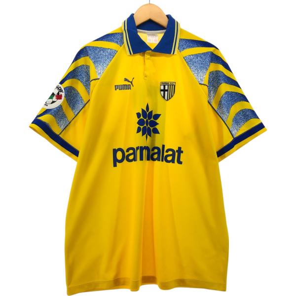 PUMA ゲームシャツ　ユニフォーム　サッカー　90s ビンテージ PUMA 古着 90年代 プーマ サッカーユニフォーム ゲームシャツ