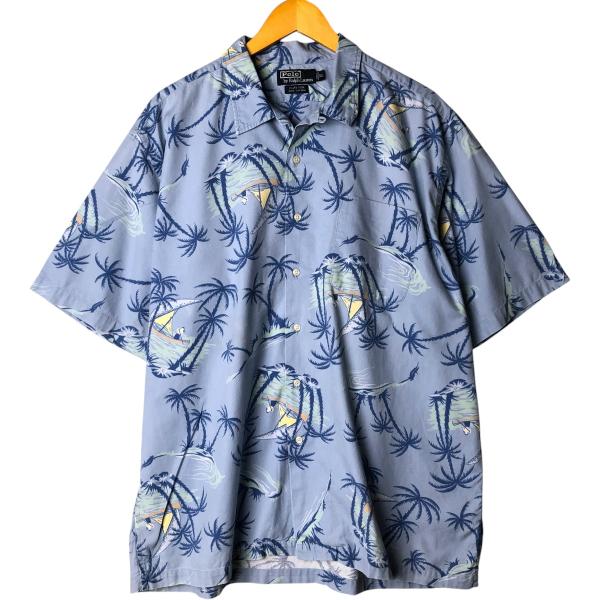 古着 ラルフローレン POLO by Ralph Lauren CLAYTON 総柄 オープン