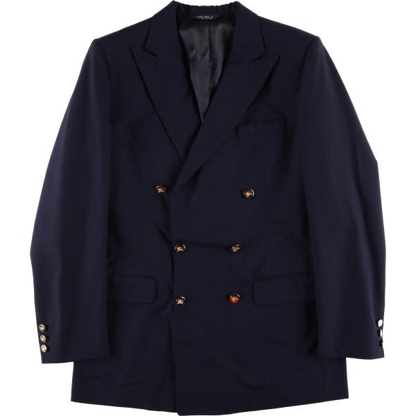 BURBERRY 古着 90年代 バーバリー ダブルブレスト ピークド