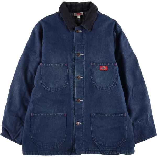 ディッキーズビンテージカバーオール Dickies（ディッキーズ） 古着 90年代 デニムカバーオール メンズL相当