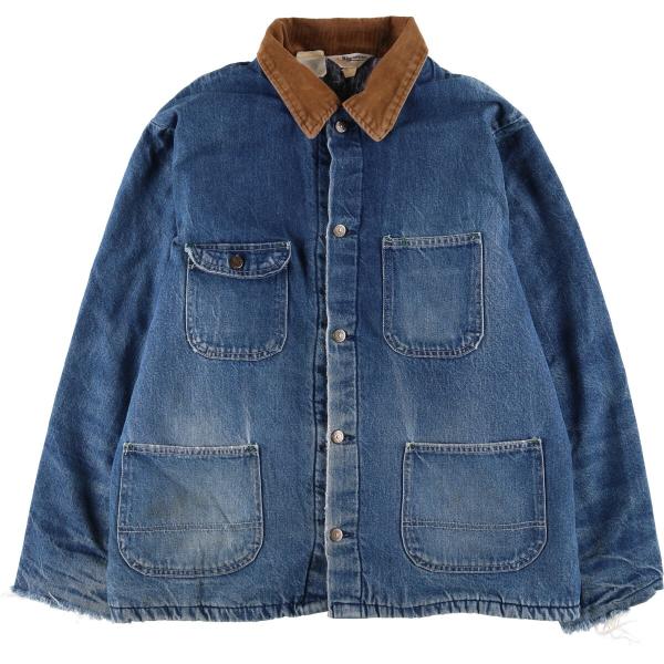 古着 70年代 キー Key デニムカバーオール メンズXL相当 ヴィンテージ