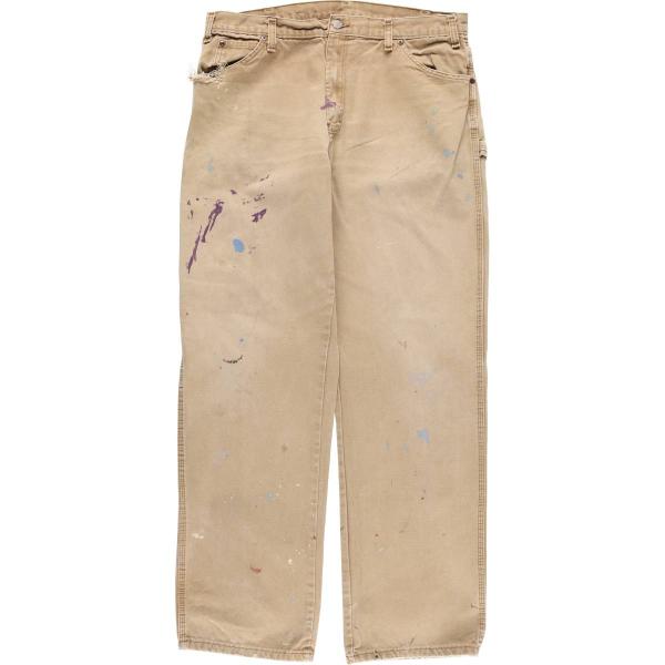 古着 ディッキーズ Dickies ペイント ダックペインターパンツ メンズw37相当 /eaa580010 Dickies（ディッキーズ） 古着 ペイント ダックペインターパンツ