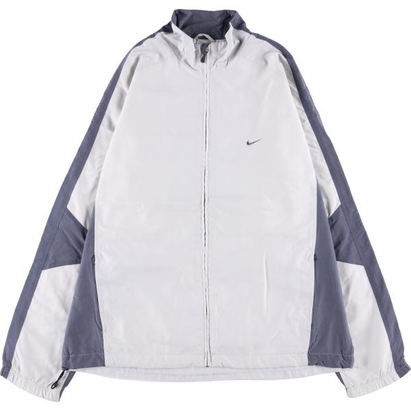 貴重　90年代購入　NIKEナイキ　ウィンドブレーカー　USA Vintage Nike Orange Navy 1/4 Zip Windbreaker 90's Center