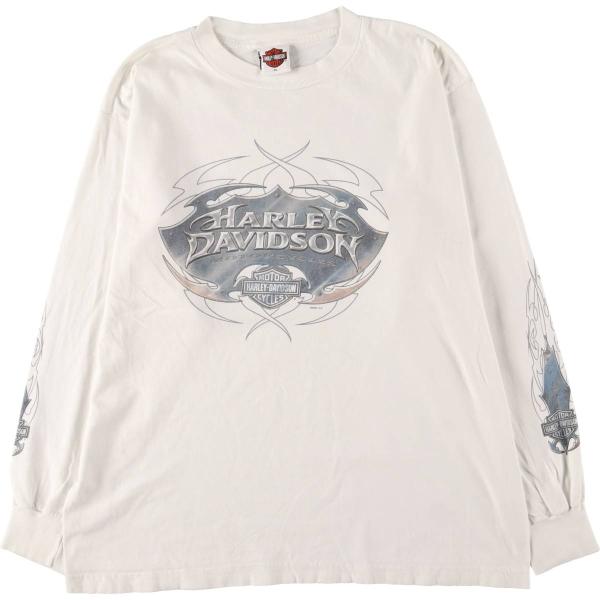 古着 00年代 ハーレーダビッドソン Harley-Davidson ロングTシャツ