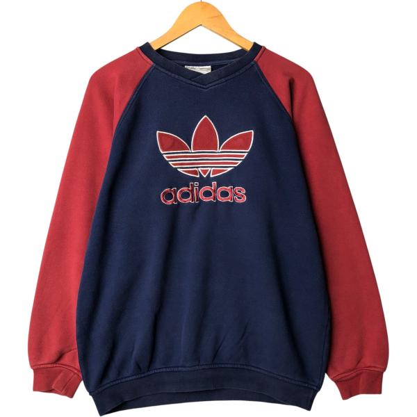 adidas 古着 80年代 アディダス ロゴスウェットシャツ