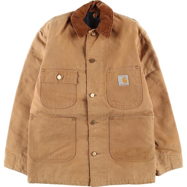 M 美品 Carhartt カーハート 焦茶 ミシガンチョアコート カバーオール 00s☆カーハート☆ミシガンチョアコート☆カバーオール☆ダック