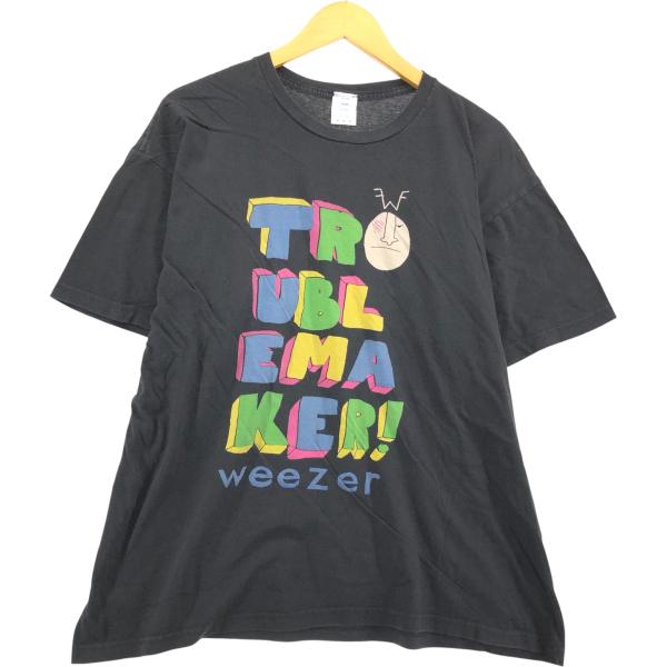 古着 00年代 WEEZER ウィーザー バンドTシャツ バンT メンズM相当