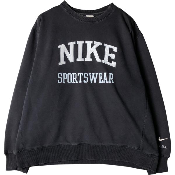 NIKE（ナイキ） 古着 00年代 ロゴスウェットシャツ トレーナー メンズ