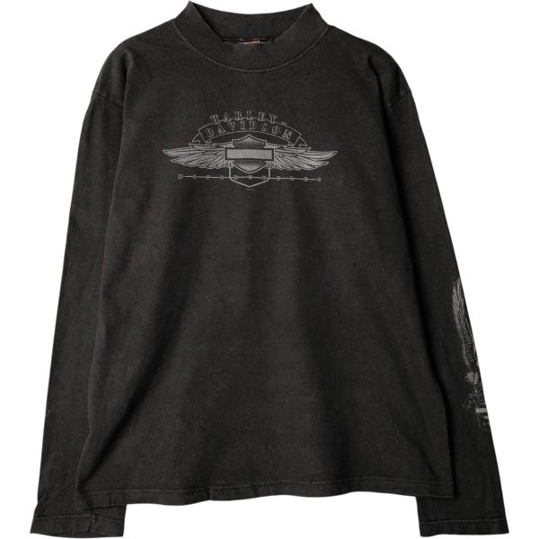 バイクウィーク ハーレー サンダー イーグル ロンT 長袖 黒 L USA製 Street Digger 2.0 / Thunderbike（サンダーバイク） – ハーレー