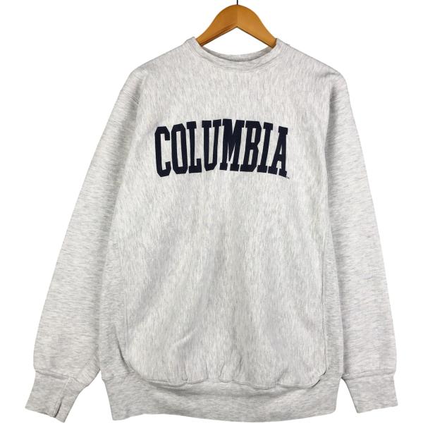 古着 90年代 MV SPORT PRO WEAVE COLUMBIA コロンビア大学 カレッジスウェットシャツ トレーナー USA製 メンズL相当 ヴィンテージ/eaa582475 古着 90年代 MV SPORT PRO WEAVE コロンビア大学 カレッジスウェット