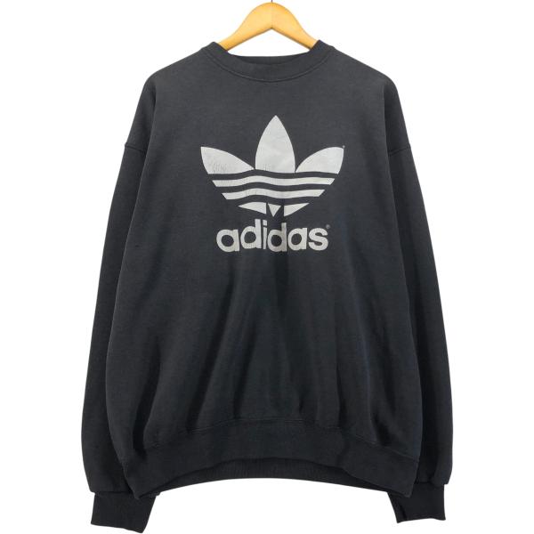 ヴィンテージアディダススウェットXLネイビーアメリカ製星条旗古着adidas 楽天市場】90s USA製 adidas ビッグ トレフォイル 刺繍